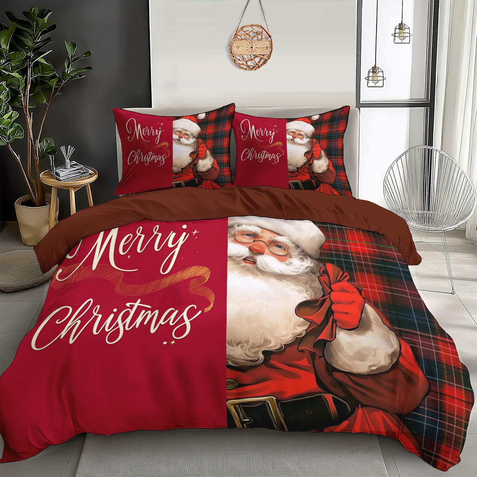 Literie Noël de compagnie 140x200 cm, le cadeau parfait pour enfants et filles