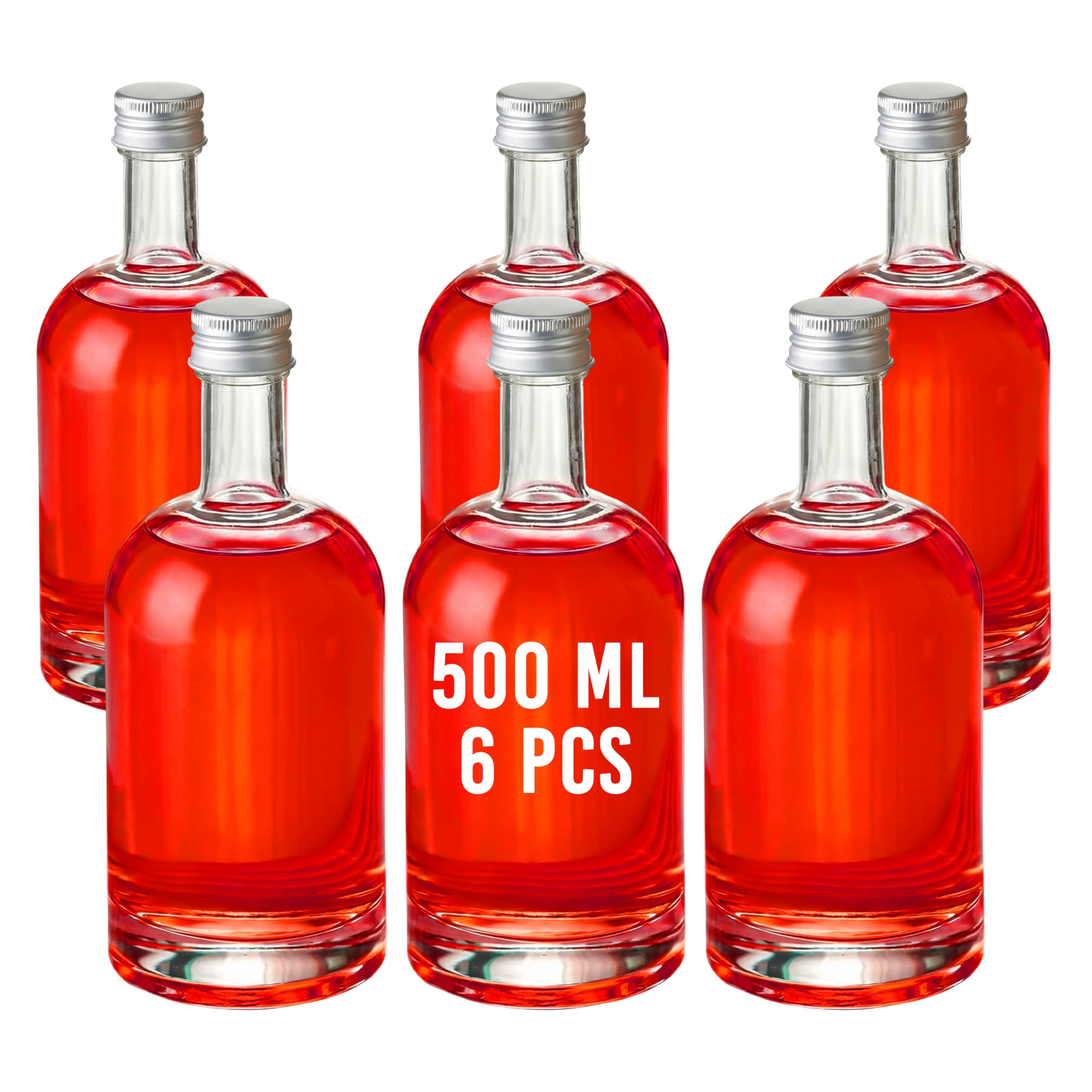 Bouteille de vin et d'huile en verre de 500 ml pour vos tables et recettes maison