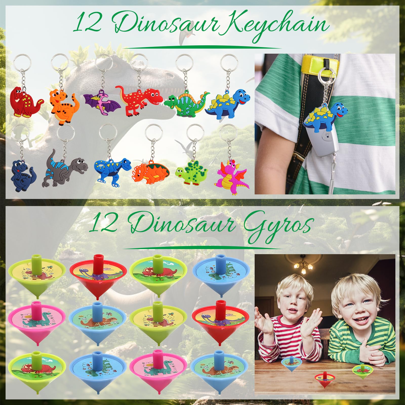 Dino Party Mitgebsel Set - Komplettset Für Kindergeburtstag Mit 12 Geschenken