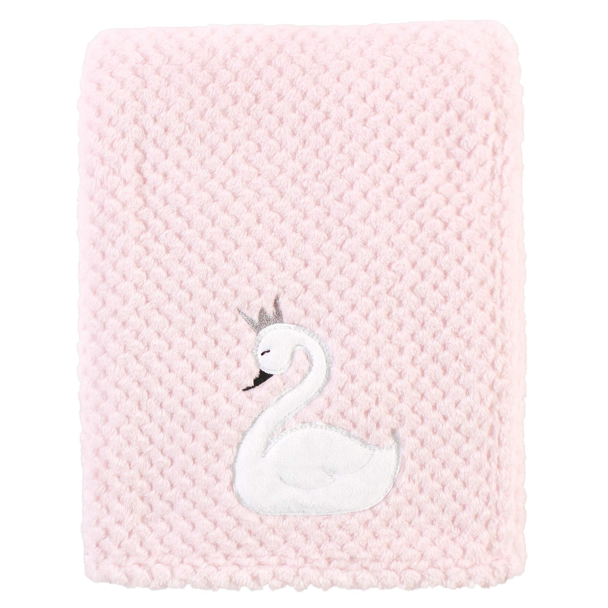 Couverture bébé en peluche gaufrée pour sorties en poussette