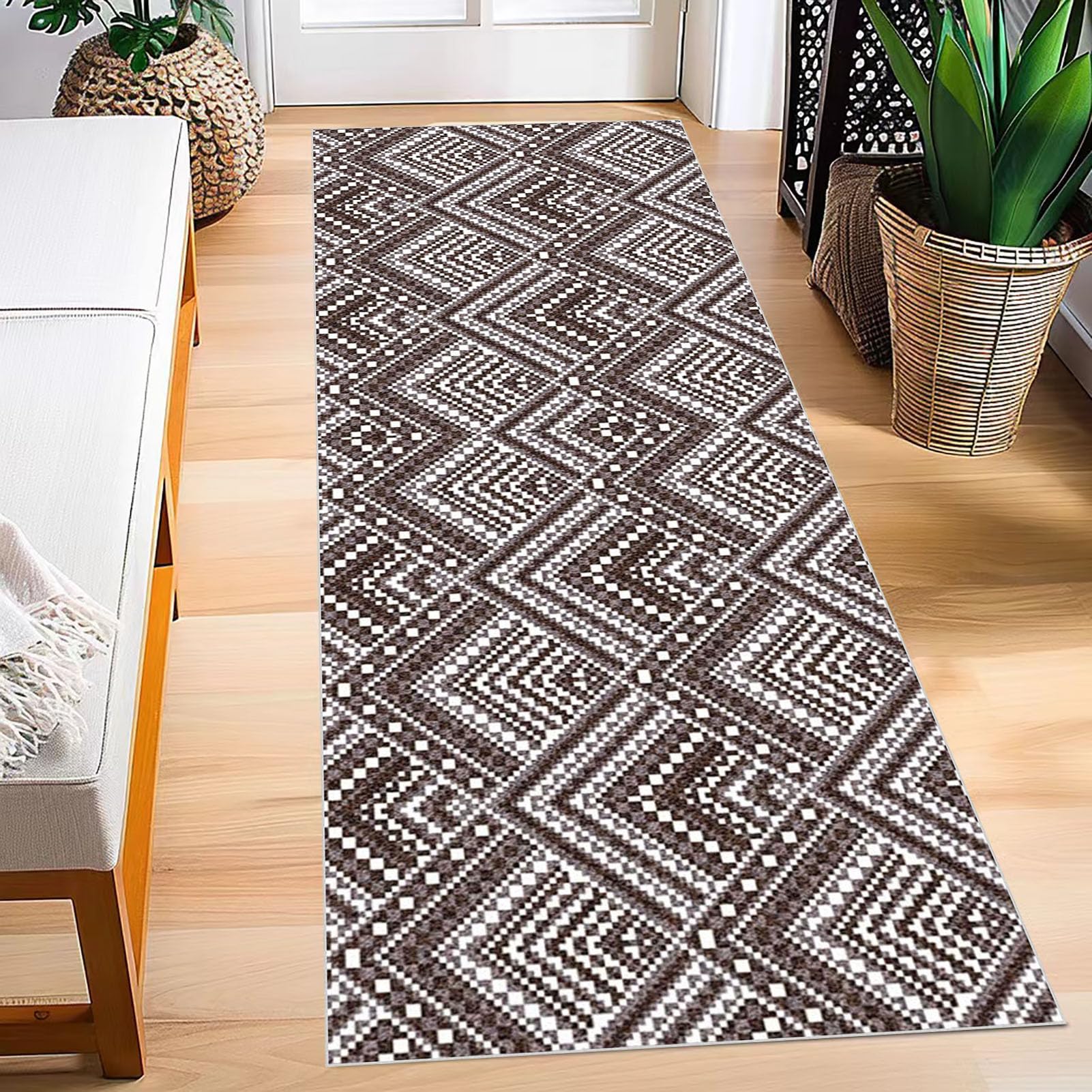 Tapijtloper voor Gangen Smalle Tapijten Robuuste Entreemat 50 x 500 cm Lange Loper voor de Gang Antislip Wasbare Keukentapijten Vloermat voor Badkamer Entree Trap Breedte 40-120cm