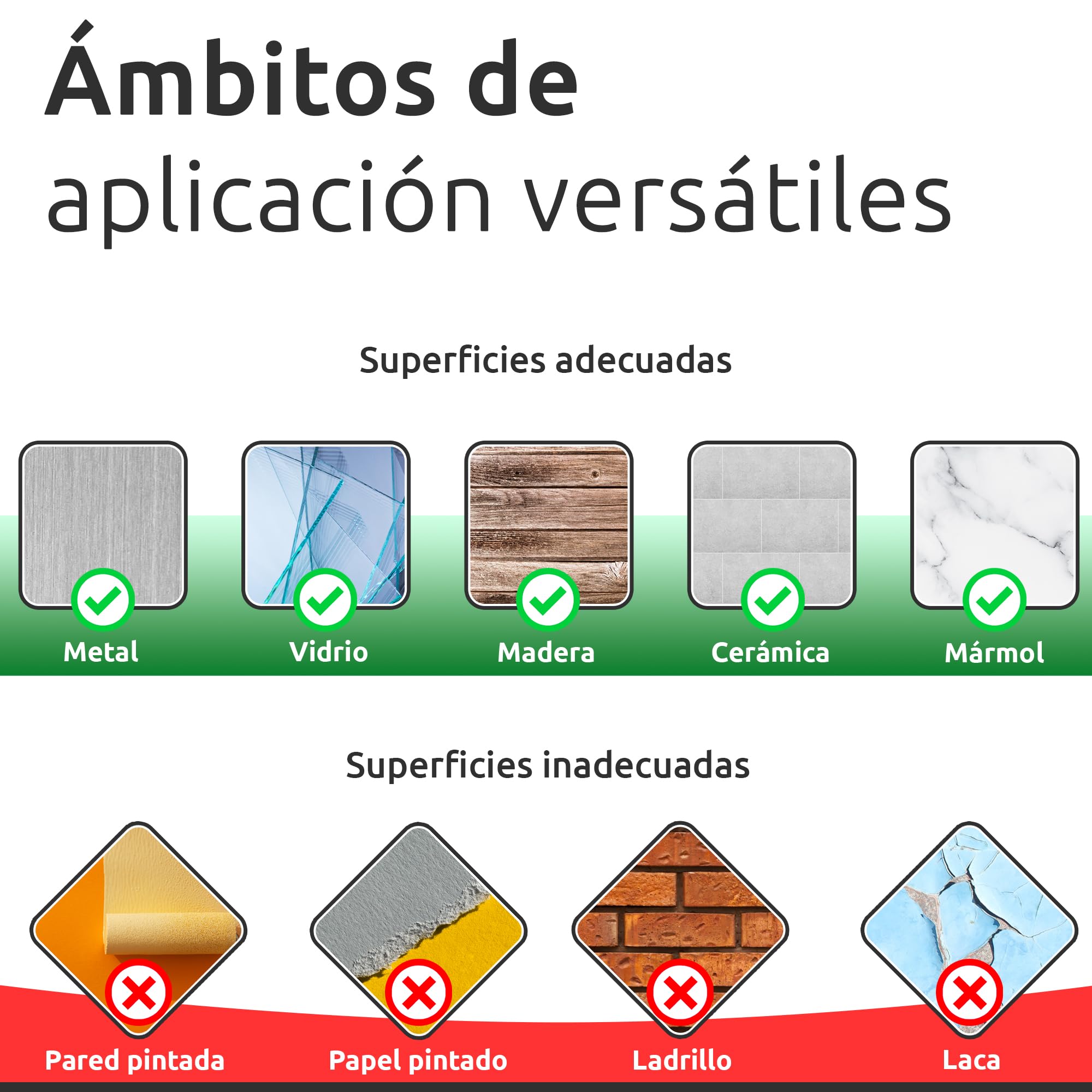 ECENCE Ganchos para Toallas 2x auto-adhesivos sin taladrar cromo soportes para toallas de Acero Inoxidable, ganchos para ropa para pegar en la pared