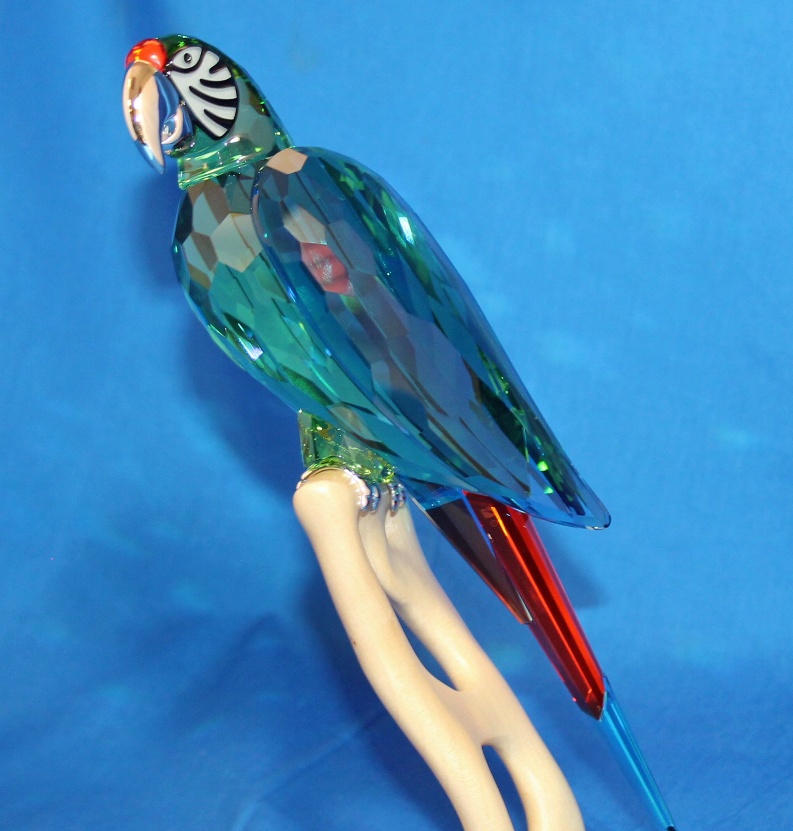 Swarovski crystal figures macaw, Chrome Green 685824 : Amazon.nl