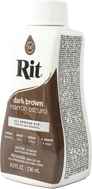 Mouldmaster Rit Dye Liquid 236ml Dark Brown 88250