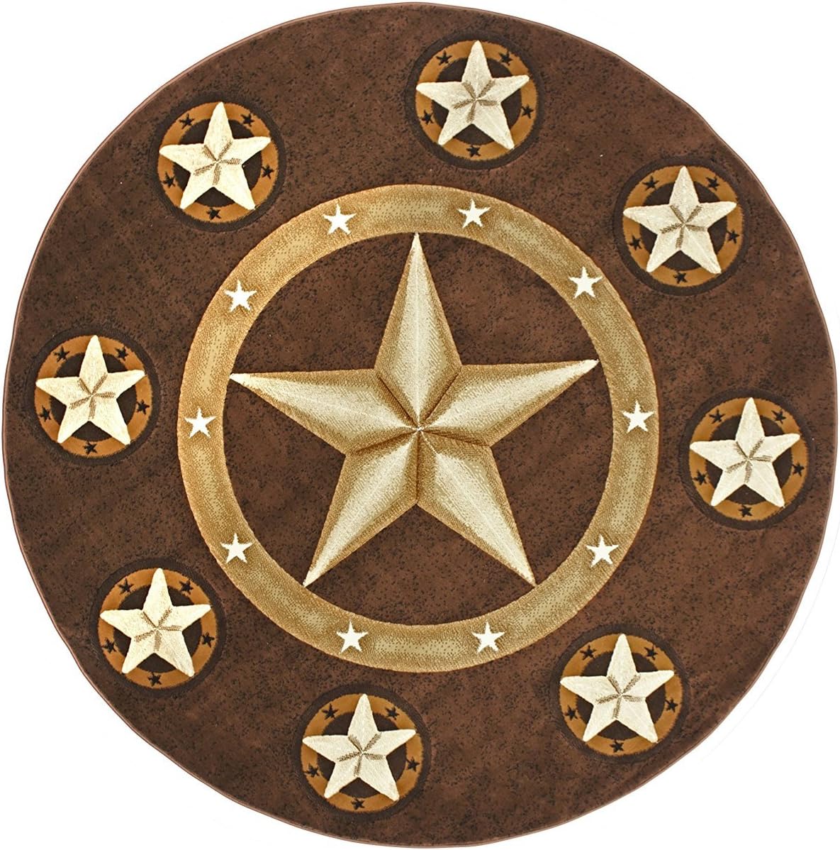Texas Ranch Rug Amazon.com: Champion Rugs Texas Western Star Rustic Cowboy Decor ...