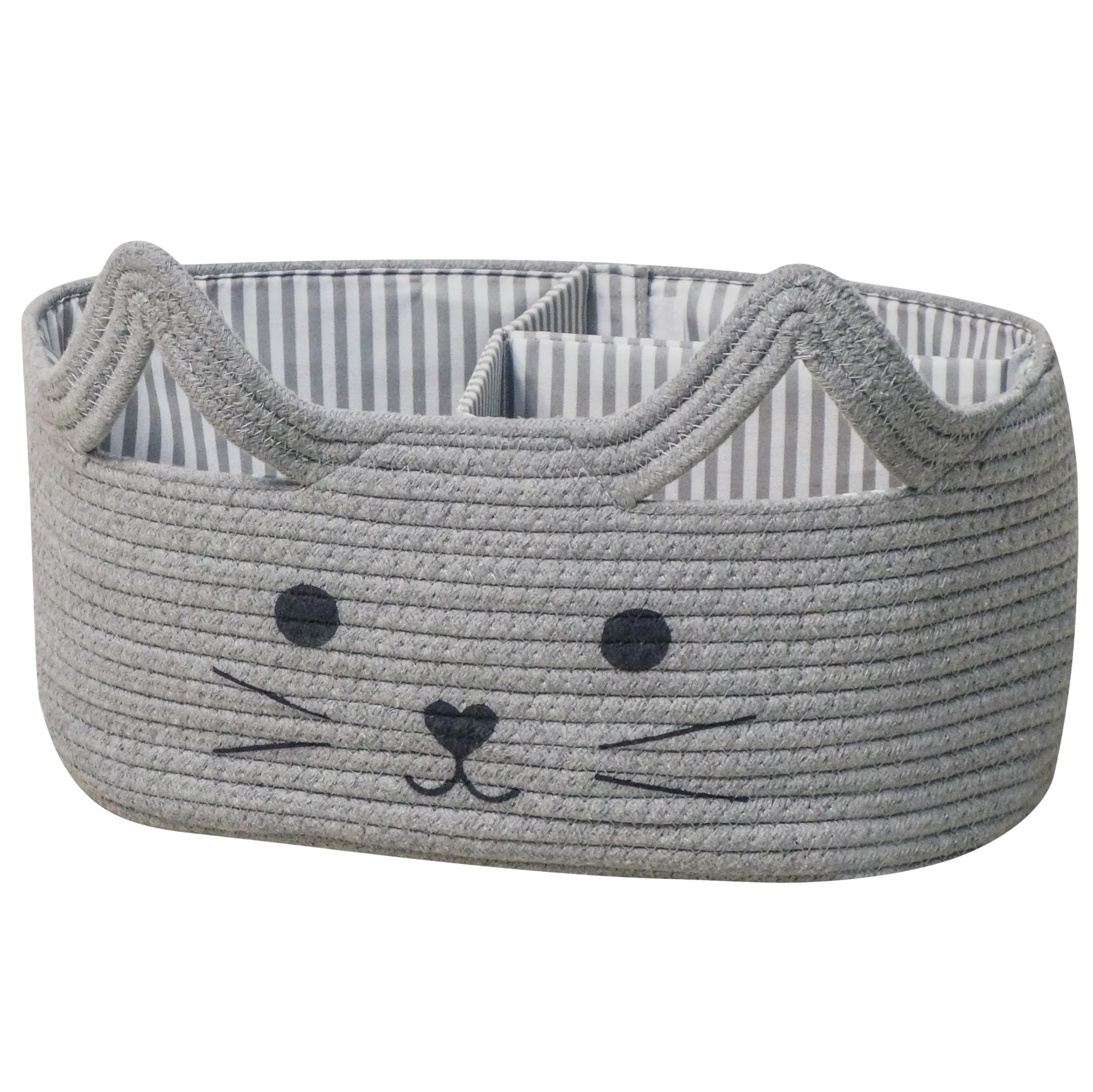T T Homewares Diaper Caddy Organizer Cotton Rope Diaper Caddy Basket Baby Shower Basket Nursery Storage Bins Newborn