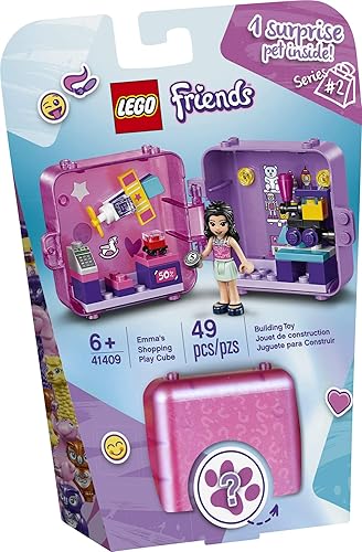 Miniatura 4 de LEGO Friends Emma's Shopping Play Cube 41409 Kit de construcción, incluye una mini muñeca coleccionable, para juego imaginativo, nuevo 2020 (49