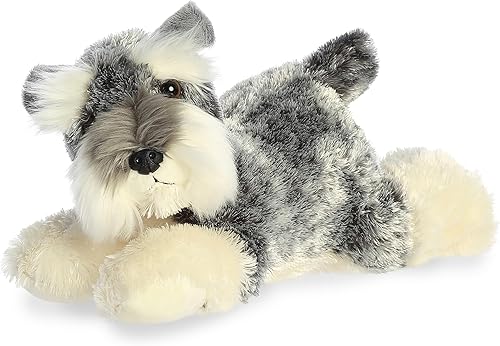 Peluche de Aurora Ludwig Schnauzer de 12 pulgadas Multicolor Peluche de Aurora Ludwig Schnauzer de 12 pulgadas Multicolor