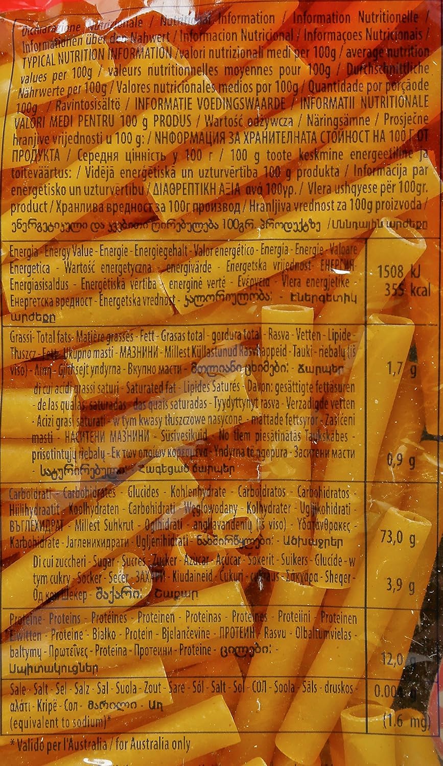 Italian Gourmet Mezzani Tagliati N.35 pâtes de blé dur 24 x 500g
