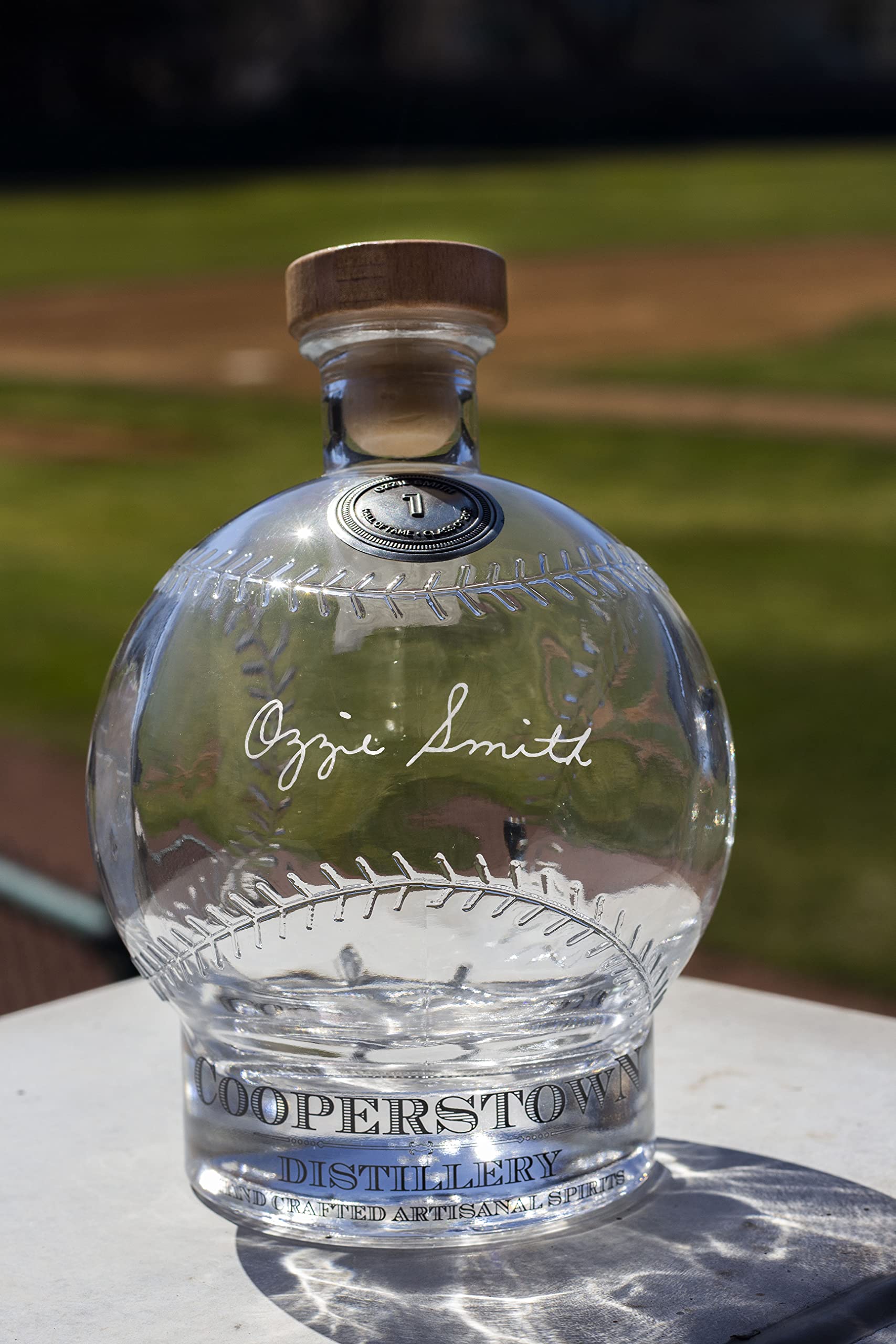 Cooperstown Distillery Ozzie Smith National Baseball Hall of Fame Licensed Engraved Signature Series Decanter | 750mL