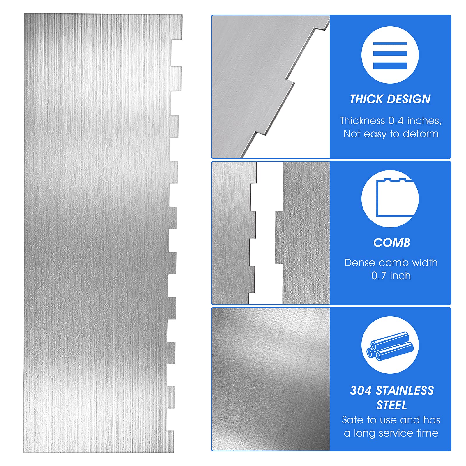 Set 2 Raschietti Per Torte In Acciaio Inox 22,9 Cm, Lisci E Dentellati - 3