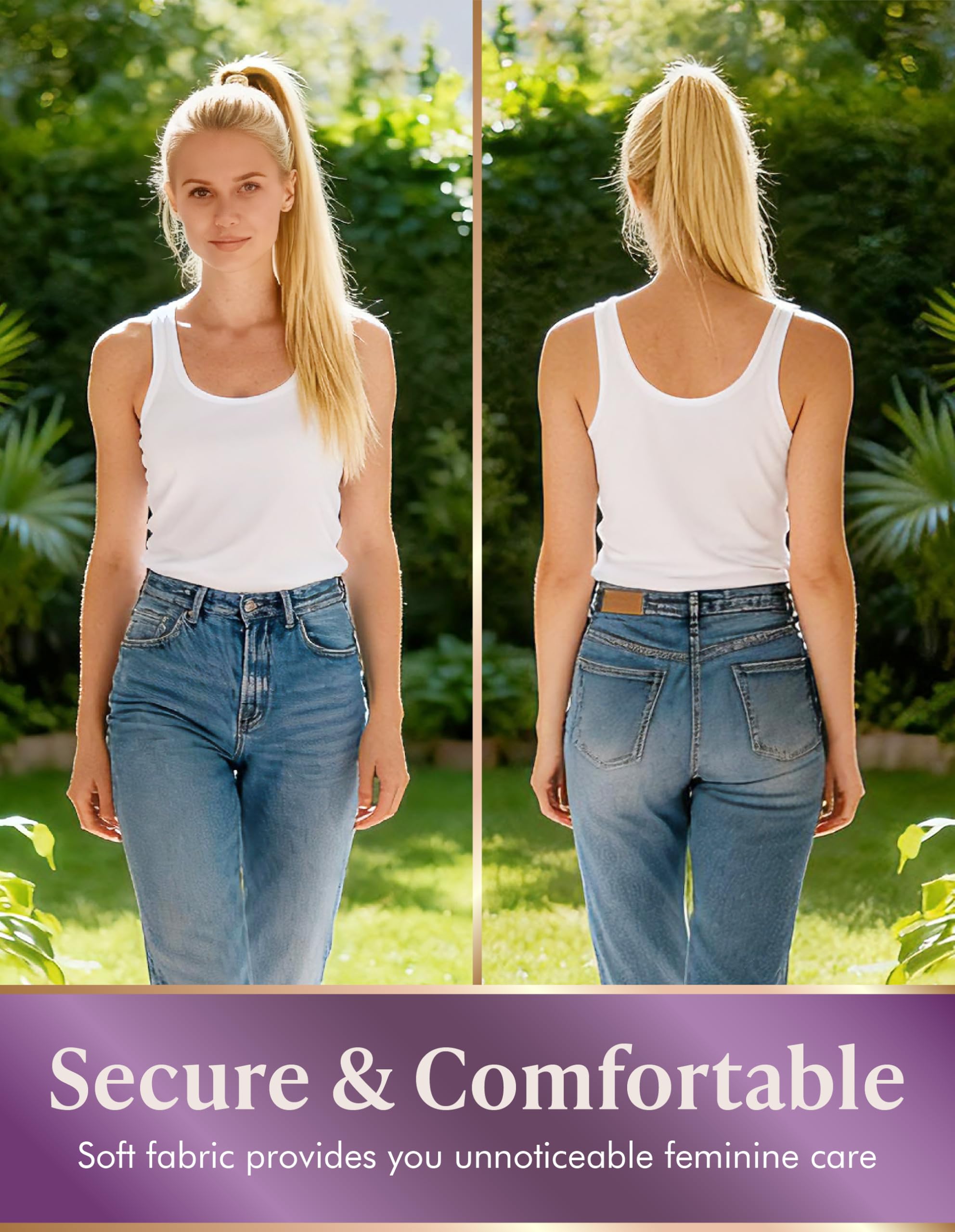 AIRCUTE Waschbare Harninkontinenz-Unterwäsche für Damen, saugfähig, nahtlos, hohe Taille, auslaufsicher, 3er-Pack (Beige-Beige-Blush, Größe S)