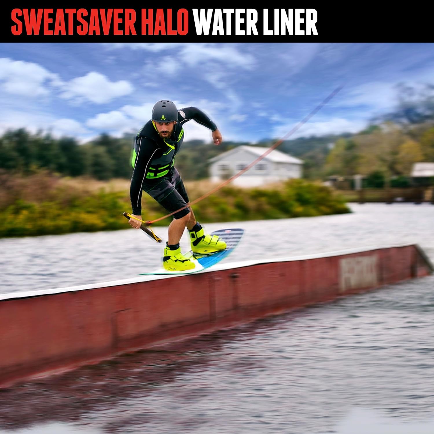 Triple Eight Sweatsaver Gotham Water Helmet – Ideal for Wakeboarding, Waterskiing, Kayaking, and Other Water Sports