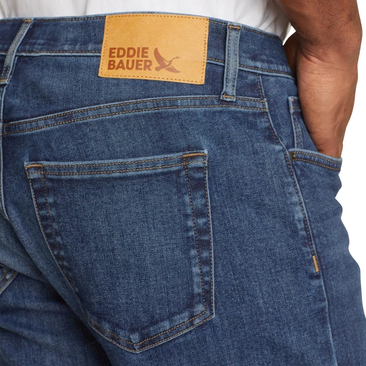 Eddie Bauer Men’s Regular Fit Two-Way Stretch Jean