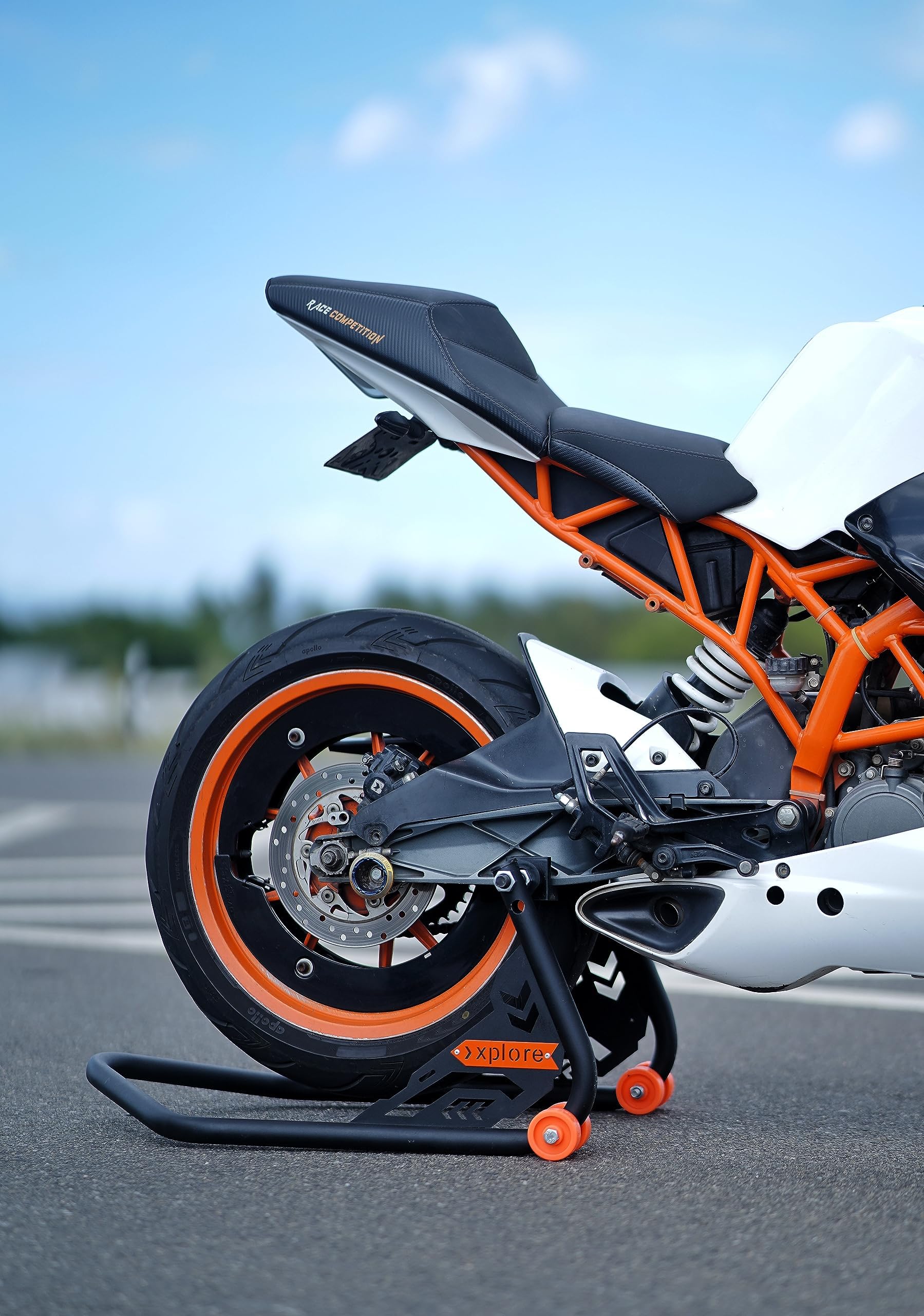 Xplore Starship Universal Paddock Stand For Bike With Only Swingarm