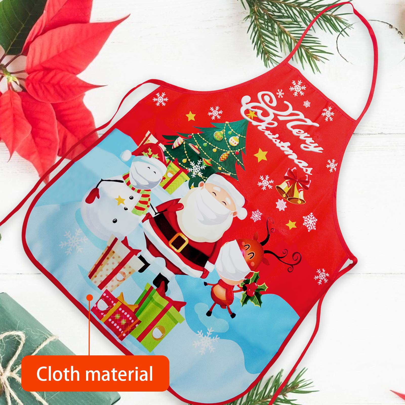 Delantal De Muñeco De Nieve • Delantales Impresos Personalizados Para Niños • Infantil Junior Baker Navidad Hombre De Nieve Navidad - España