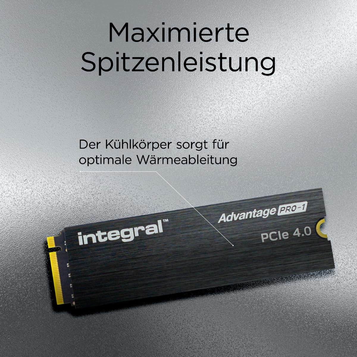 Integral 4TB Advantage Pro-2 M.2 2280 PCIe Gen4 X4 NVMe 1.4 SSD Bis zu 7200 MB/s Lesen & 6200 MB/s Schreiben - Kein Kühlkörper Verbesserte Zuverlässigkeit für Gaming – Bild 6
