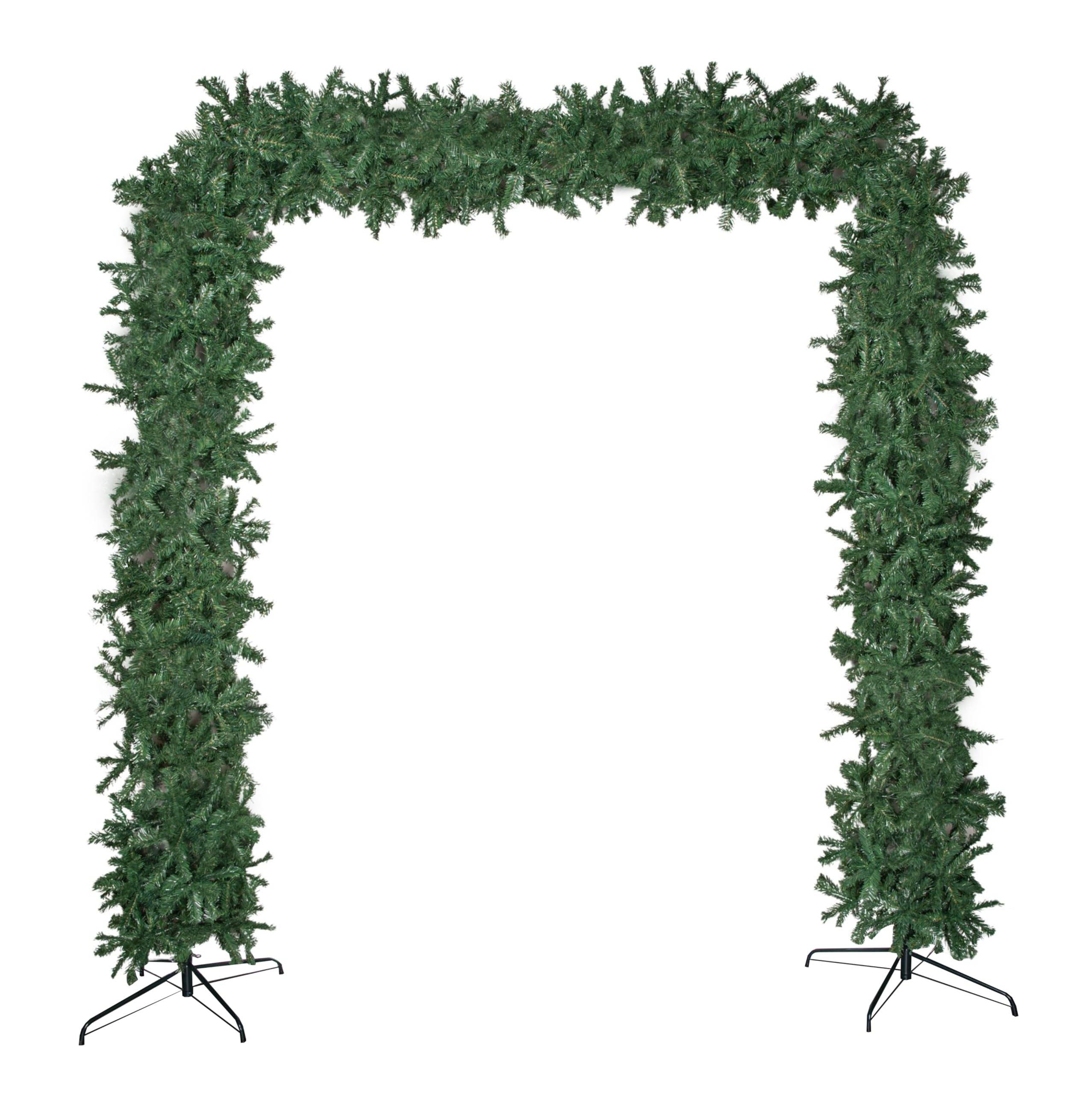 Samuel Alexander Green 8Ft (2.55M) Double Door Artificial Christmas Tree Arch In With 2000 Tips