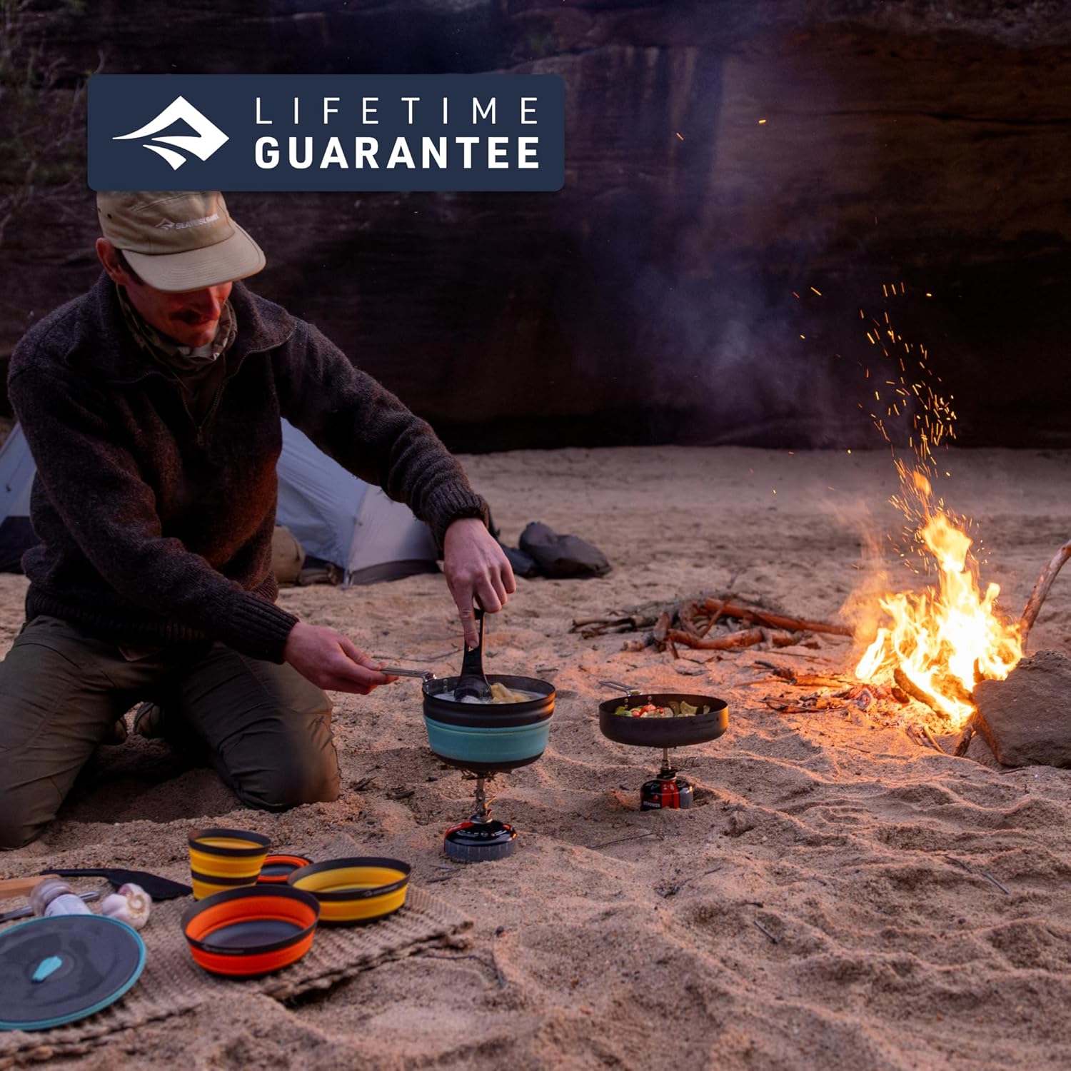 Sea to Summit Frontier Ultralight 8 Inch Camping Cooking Pan - Image 7