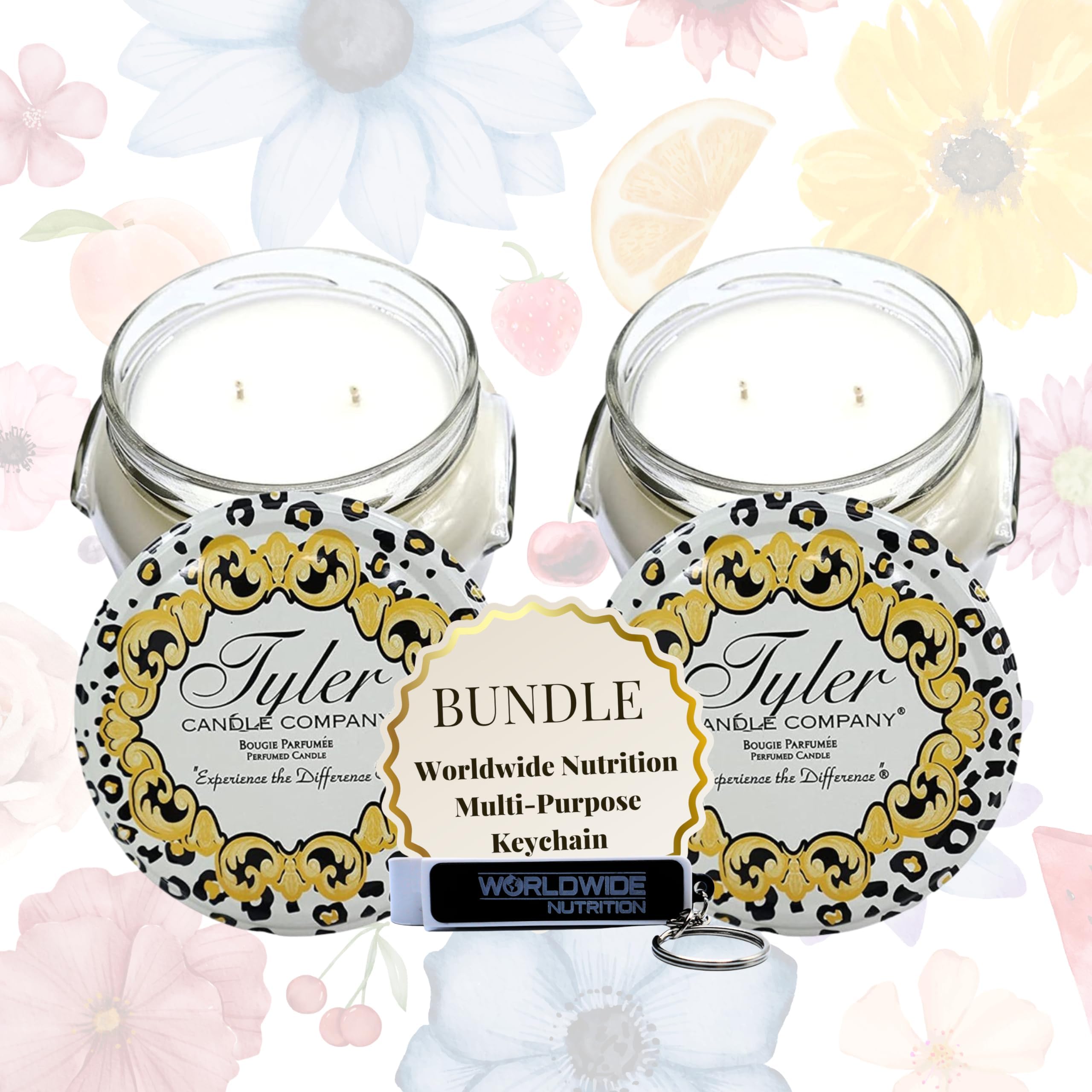 Worldwide Nutrition Bundle, Tyler Diva Jar Candle