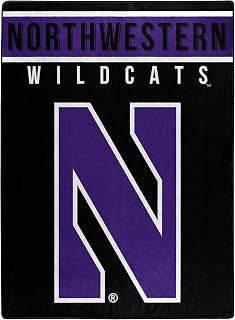 Northwest NCAA Unisex-Adult Raschel Throw Blanket