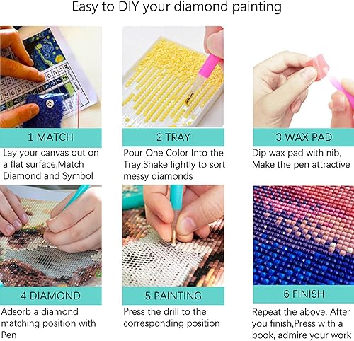 Miniatura 2 de Kits de pintura de diamantes personalizados, fotografía de arte de diamantes 5D personalizada para adultos, personaliza tu propia imagen, kits de