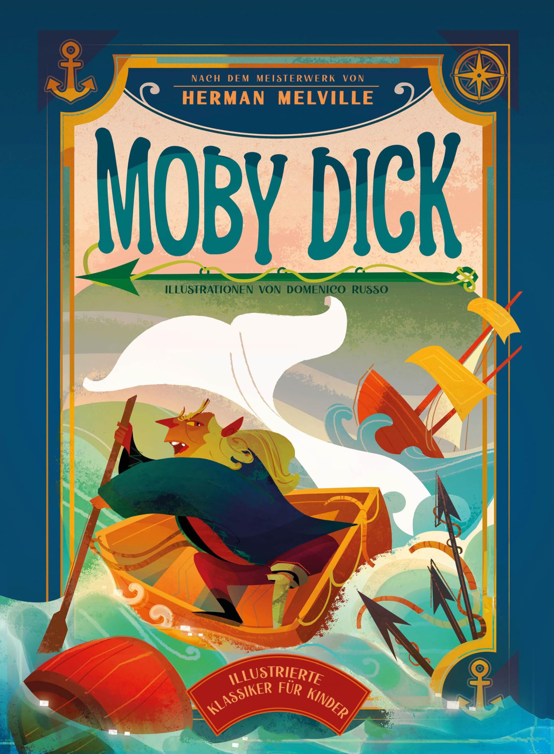 Moby Dick: Illustrierte Kinderbuchklassiker; für Kinder ab 7 Jahren