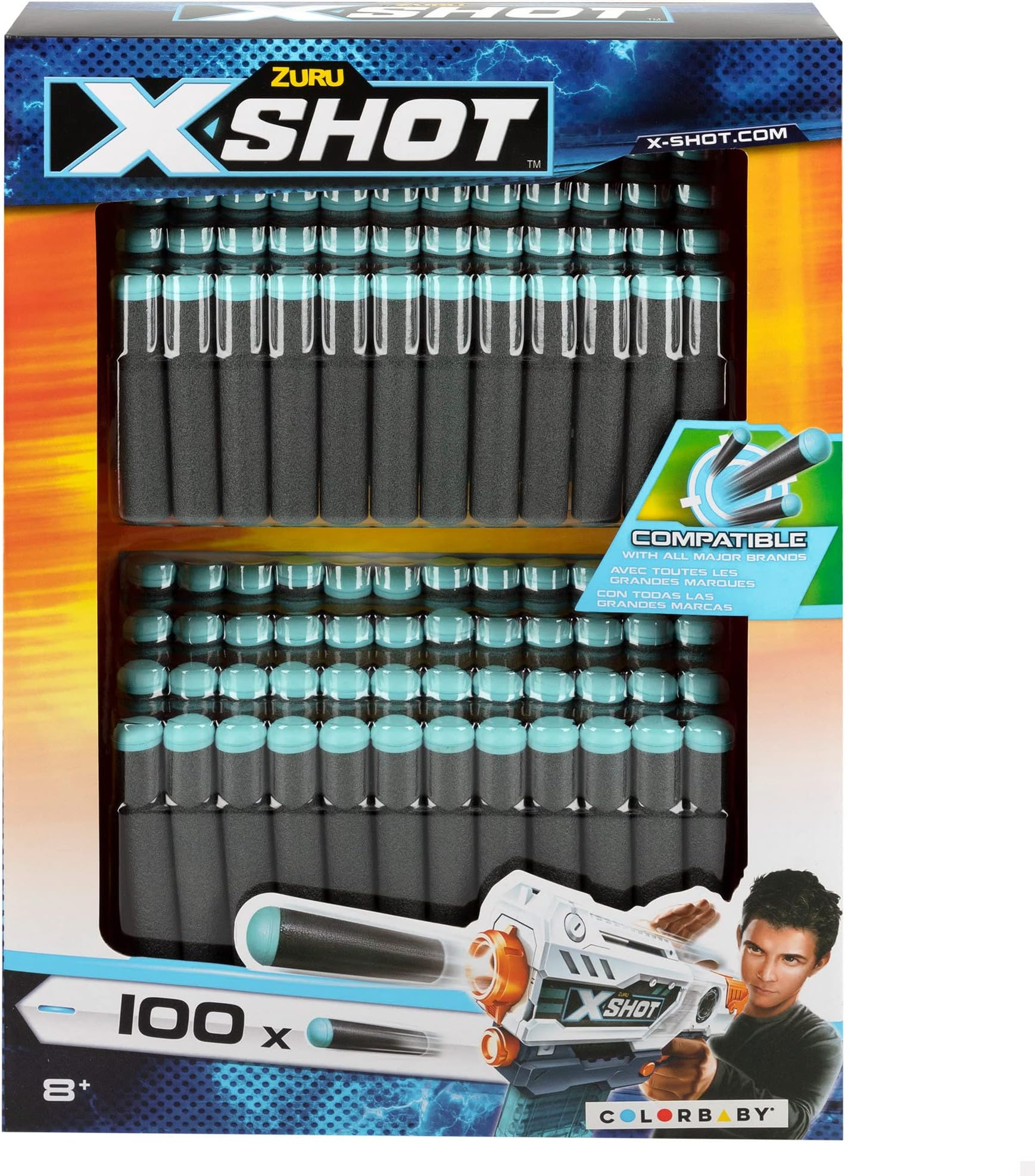 X-Shot Excel-Box 100 Darts (46872)