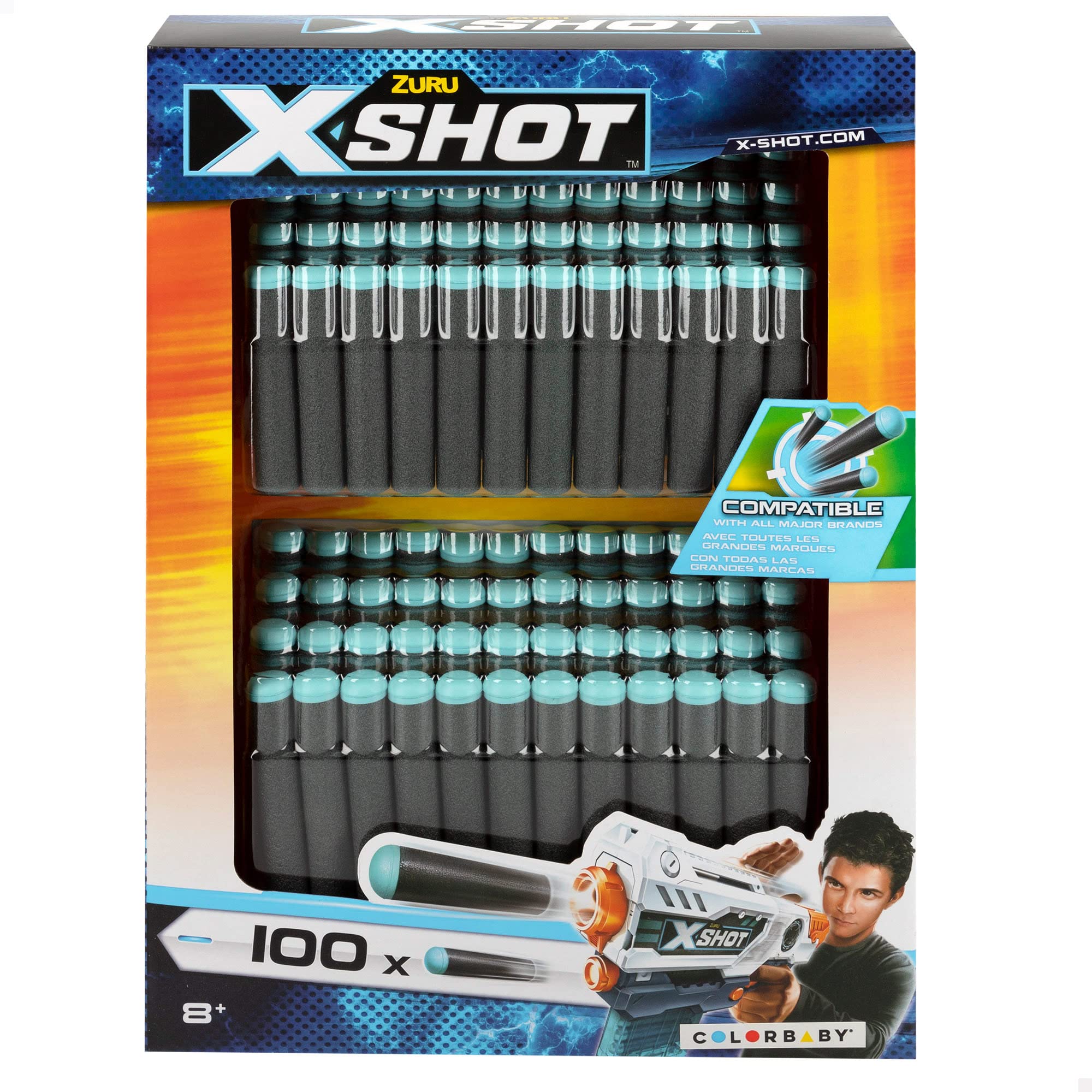 X-Shot Excel-Box 100 Darts (46872)