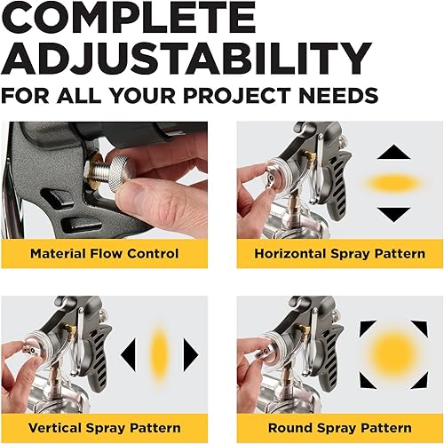 Miniatura 3 de Wagner Spraytech 2443205 Earlex 5700 - Pulverizador de pintura estacionario HVLP para carpintería y acabado de muebles, acabado fino con materiales