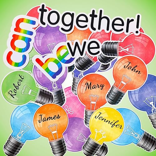 Miniatura 6 de Zonon 49 piezas de carteles de carreras para el aula, decoración de tablón de anuncios de ciencia, decoración de aula para primaria, preescolar