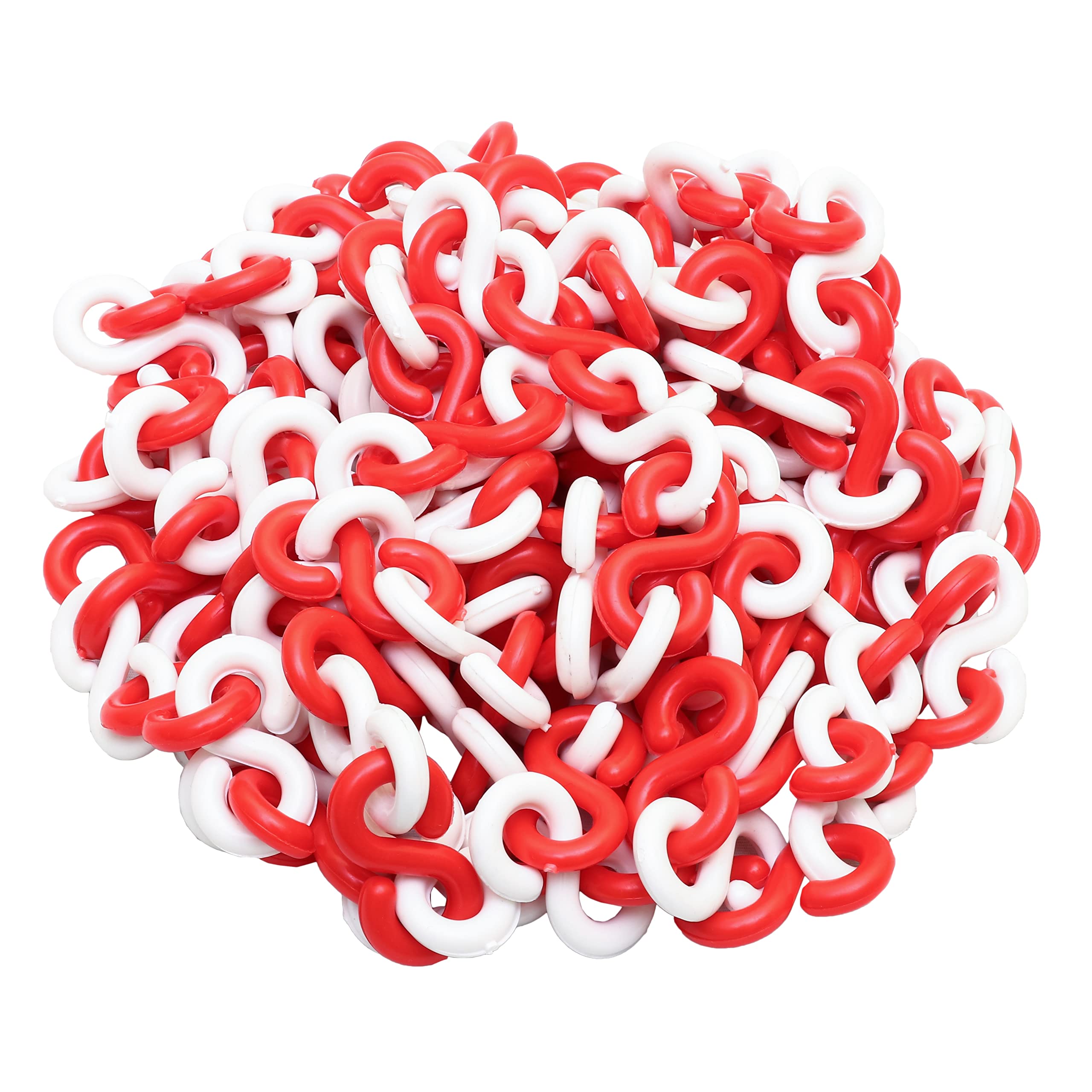 Efficacy S Hook Type Plastic Safety Barrier Cone Chain for Construction Lots | Red and White Traffic Safety Barricadings Safety Chain 8mm (1pc) (B09MH7Q9X6) Amazon Price History, Amazon Price Tracker