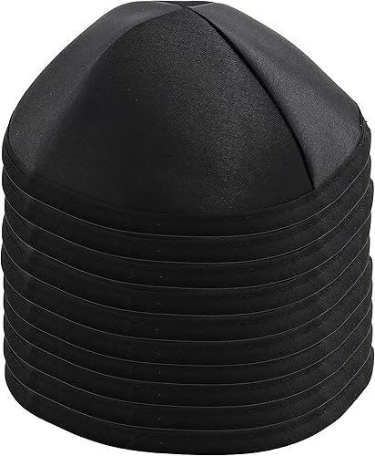 Miniatura 6 de Yarmulke - Gorro de satén para hombre y niño, tamaño 7.5 in, sombrero judío Yamaka