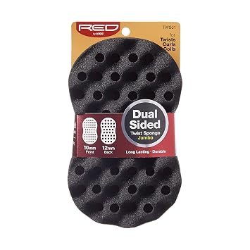 Red by Kiss Dual Sided Twist Sponge Jumbo Hair Brush