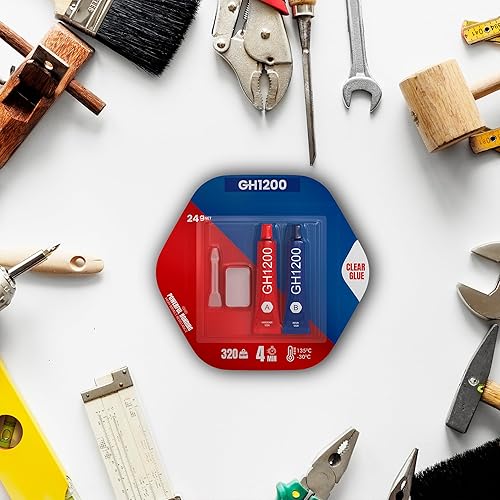 Miniatura 5 de GH1200 Pegamento epoxi de 2 partes para todo propósito. Se seca rápido y se seca fuerte. Fácil aplicación, epoxi plástico súper fuerte y duradero