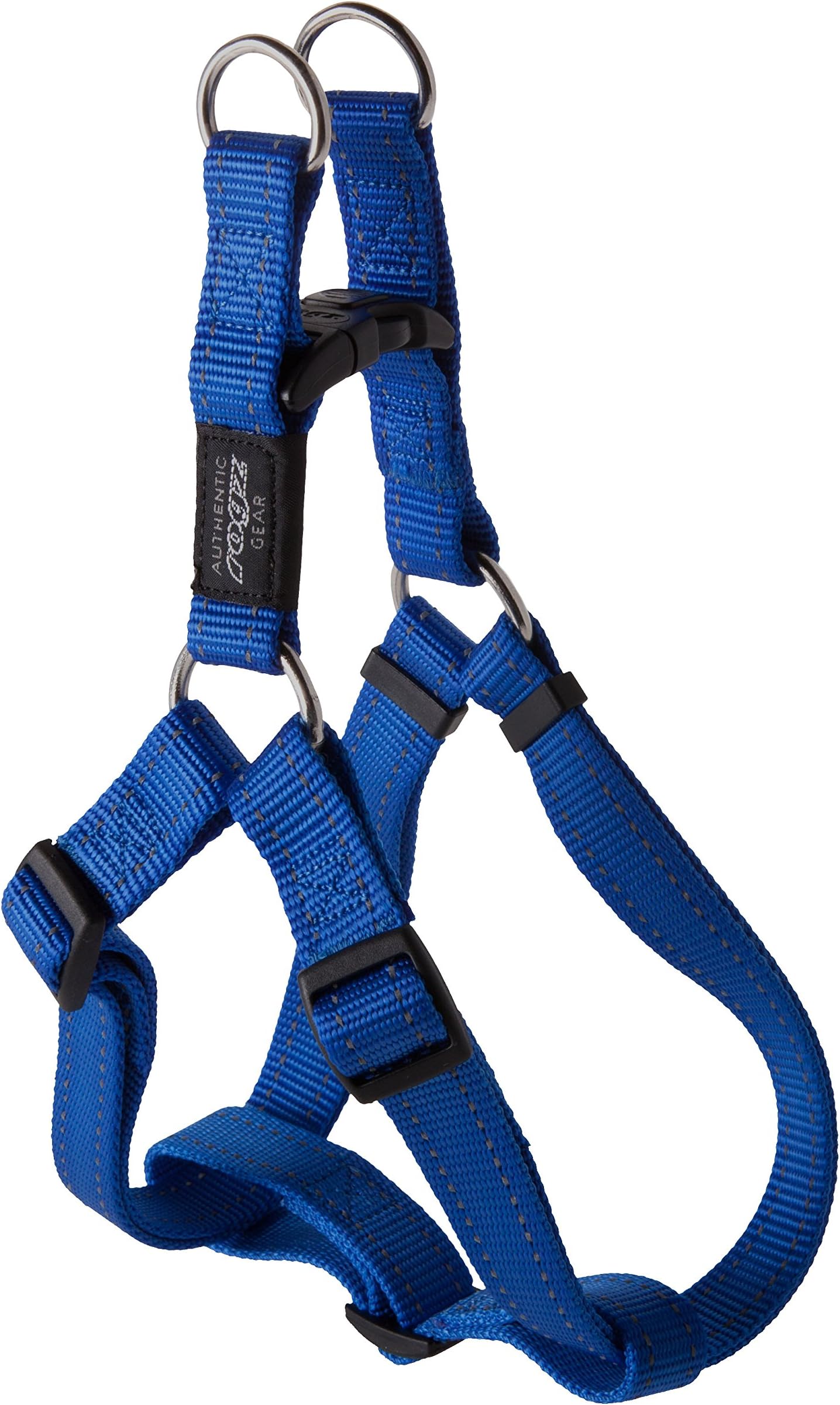 Rogz Utility Step-In Harness Fanbelt, Large, Blue