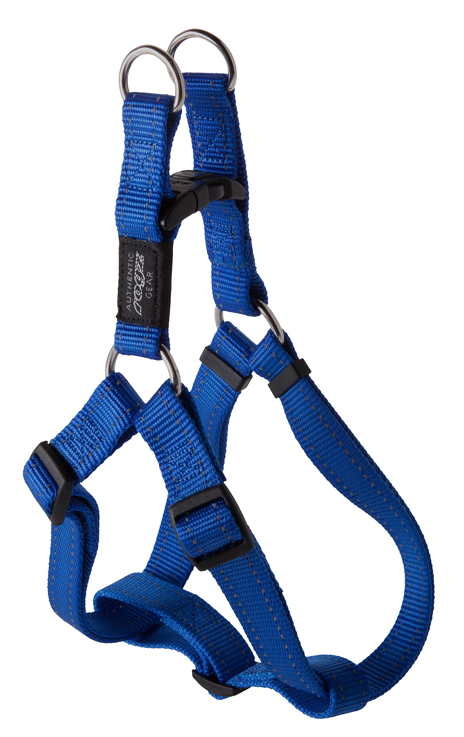 Rogz Utility Step-In Harness Fanbelt, Large, Blue