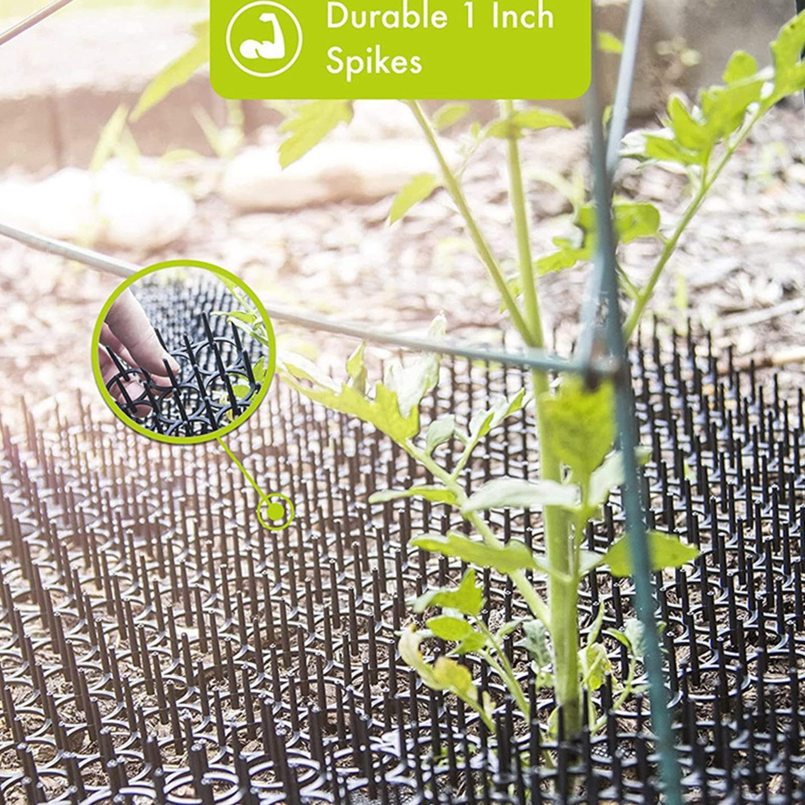 12 Stück Katzenkotmatte Mit Spikes – Katzenabweisende Matte Für Den Innenbereich – 12 Stück Tierabwehrmatte Für Die Landschaftsgestaltung – Kätzchen-Anti-Sprung-Pad Zum Trimmen Von Garten-Matten