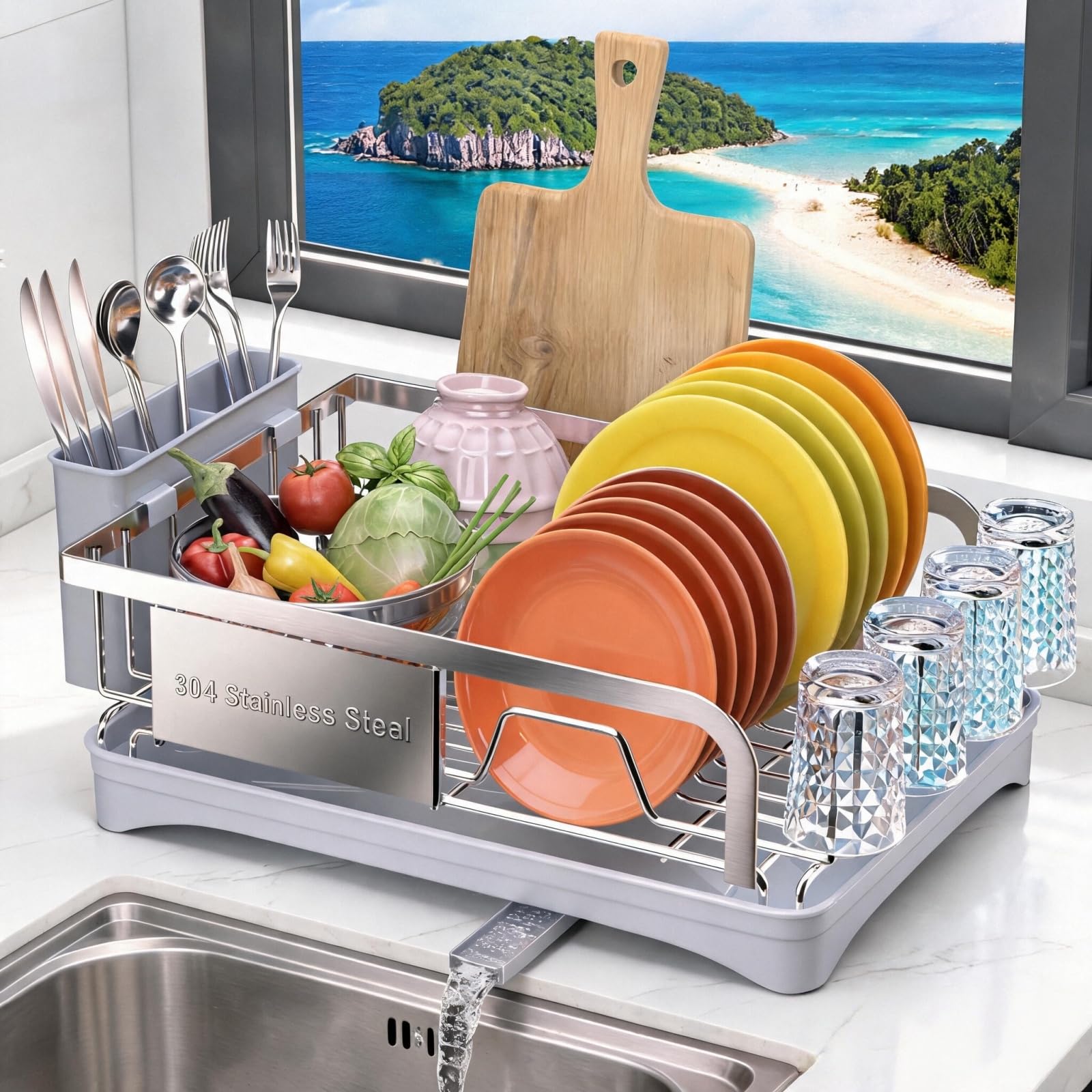 Godboat Dish Drying Rack
