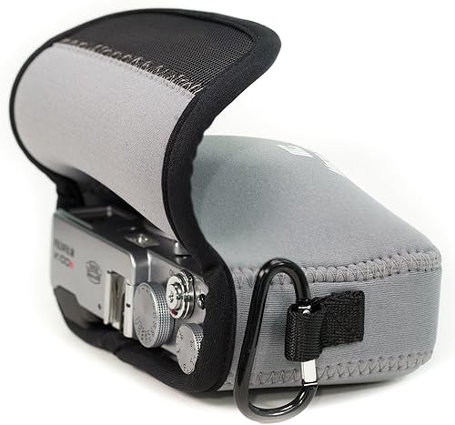 Miniatura 3 de MegaGear Fujifilm X100F, X100T, X100S - Funda de neopreno ultraligera para cámara, con mosquetón