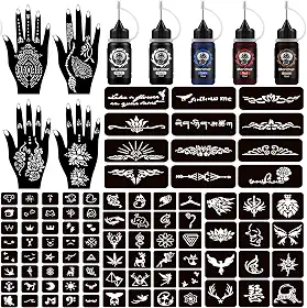 Moricher Marcadores temporários de tatuagem para pele
