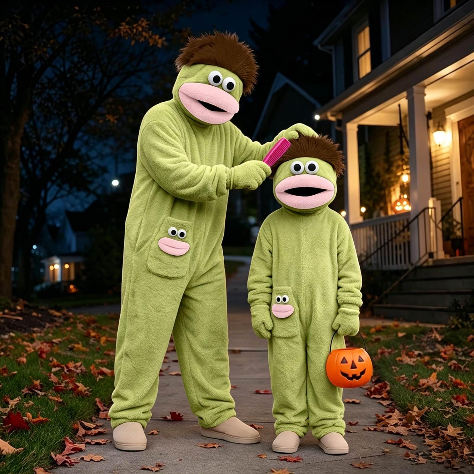 Generisch Silly Onesie Erwachsene Monster Pyjama Kuschelanzug für Cosplay