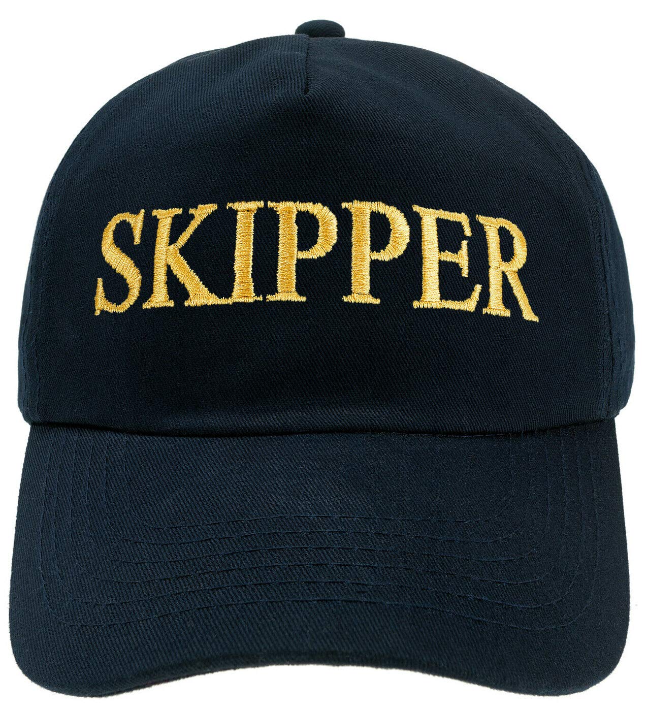 4sold Adult Baseball Cap Yachting Captain Adjustable Strap Boys Men Summer Hat Cotton Navy-Skipper