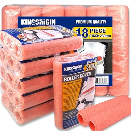 KINGORIGIN Brand 24Piece,Paint Roller,Paint Rollers,Paint Roller Sets,Paint Roller Covers 9 inch,Paint Roller kit,Paint Tools,Home Repair Tools,Tools