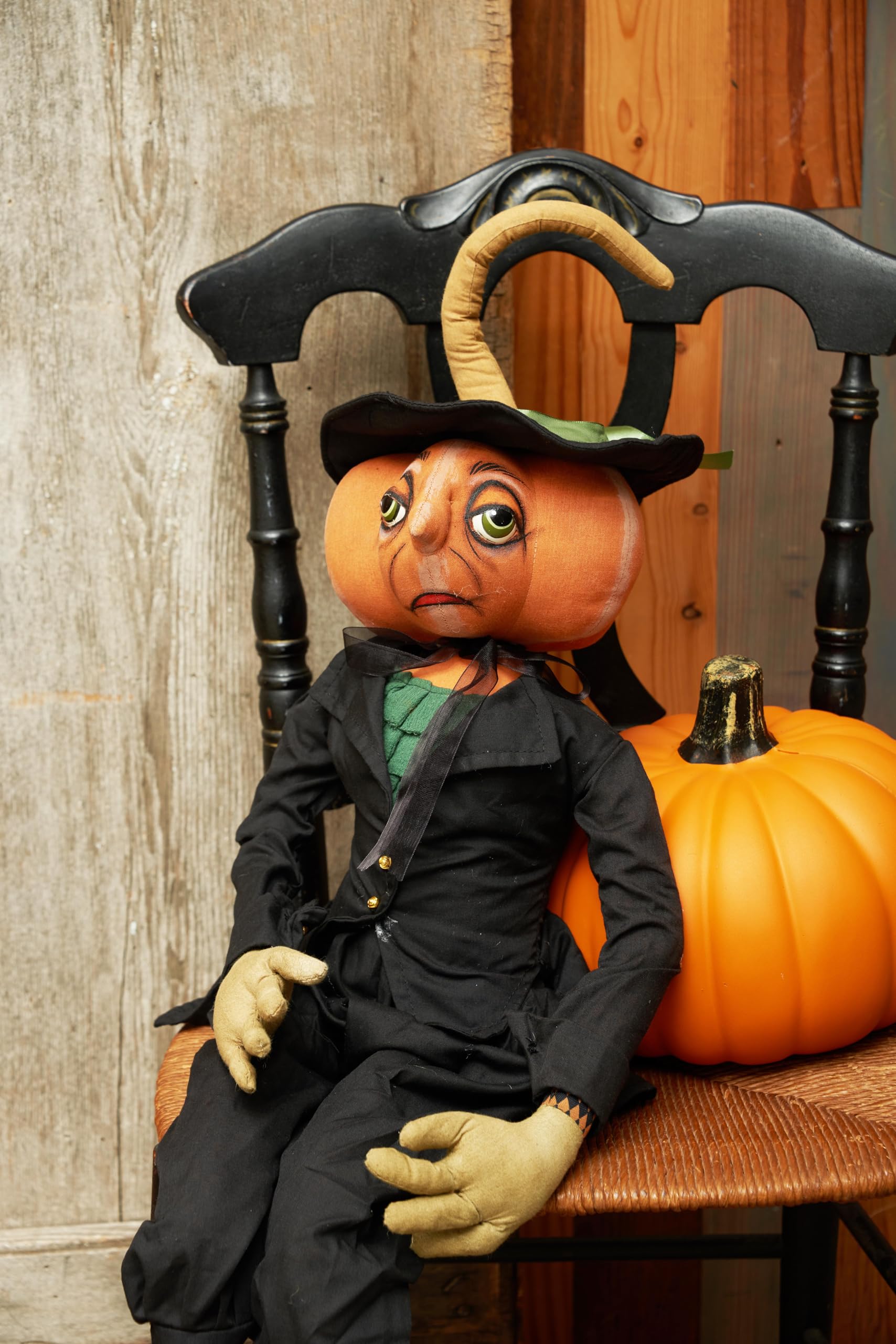 Amazon.com: C&F Home Halloween Boris Pumpkin Fall Folk Art