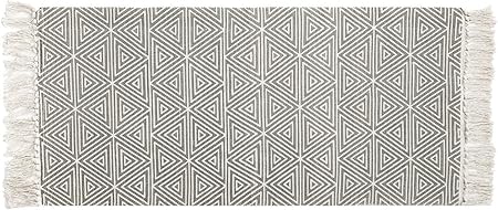Amazon.com: Cotton Rag Rug with Tassel,SHACOS Fully Reversible Area ...