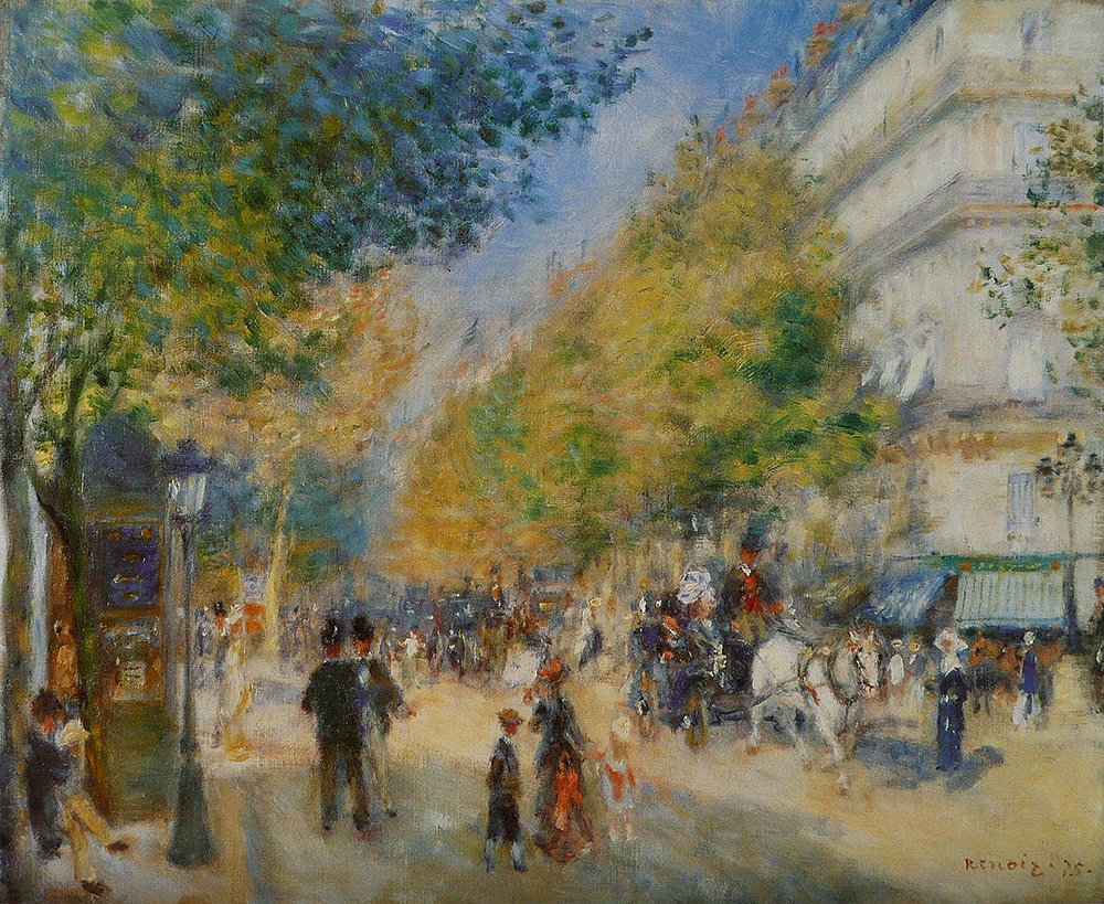 Renoir Les Grands Boulevards pour sublimer la décoration murale d'un grand salon