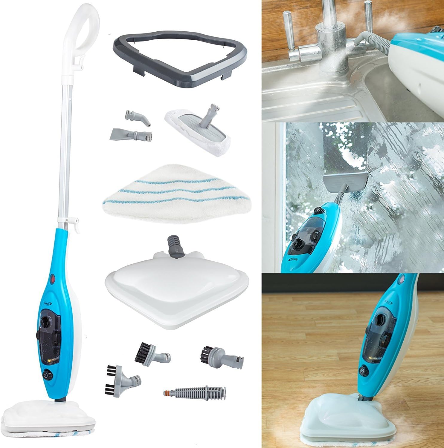 Babz 10 in 1 Steam Cleaner Mop Hand Held