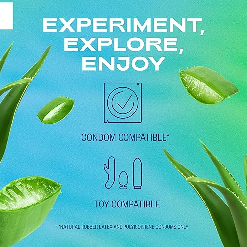 Miniatura 6 de K-Y Sensación natural con aloe, lubricante a base de agua para sexo, juguete sexual y lubricante anal, lubricante personal no pegajoso, apto para