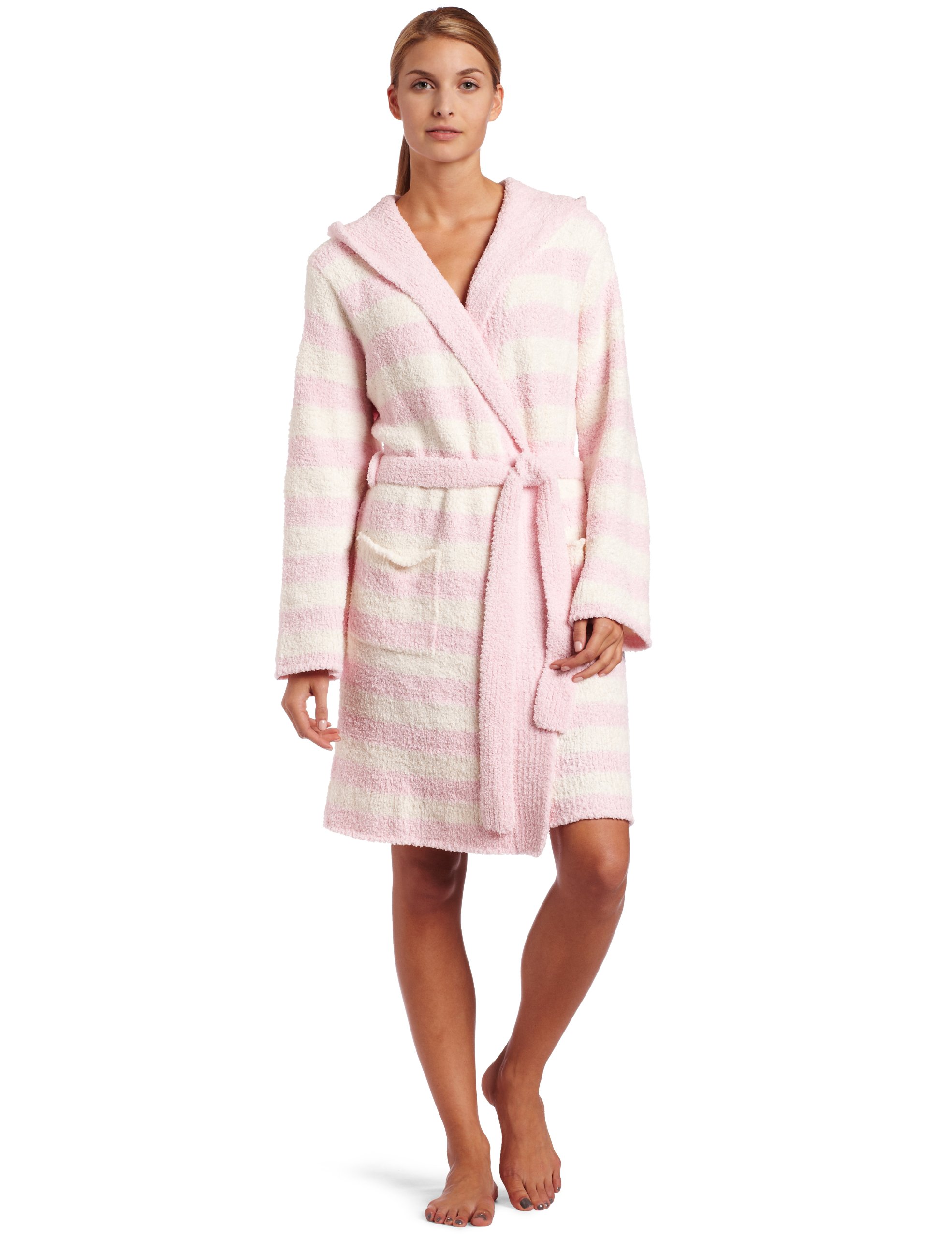 Casual Moments Women's Marshmallow Hooded Robe